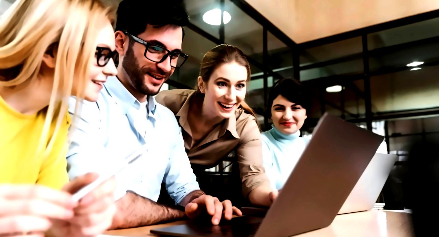 Équipe d'experts en finance d'entreprise lors d'une session de formation